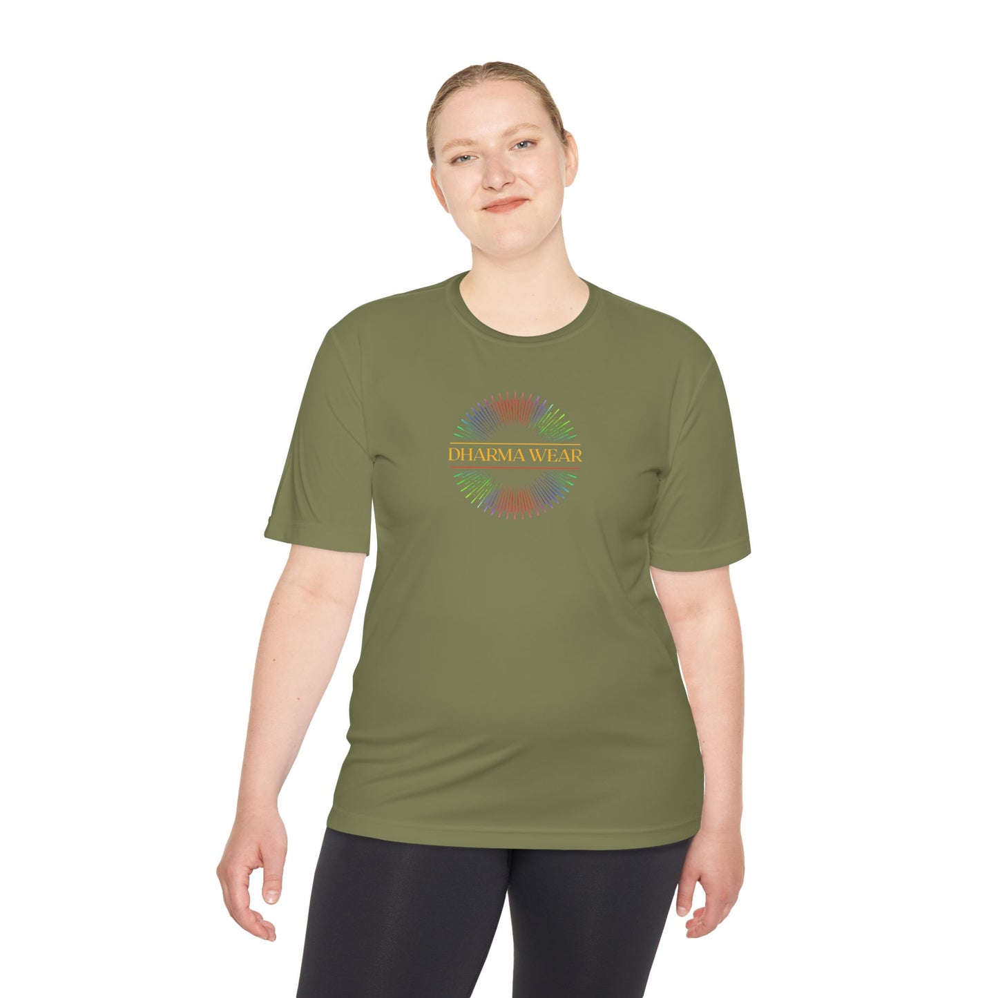Rainbow Ganesha Moisture Wicking Tee, Women