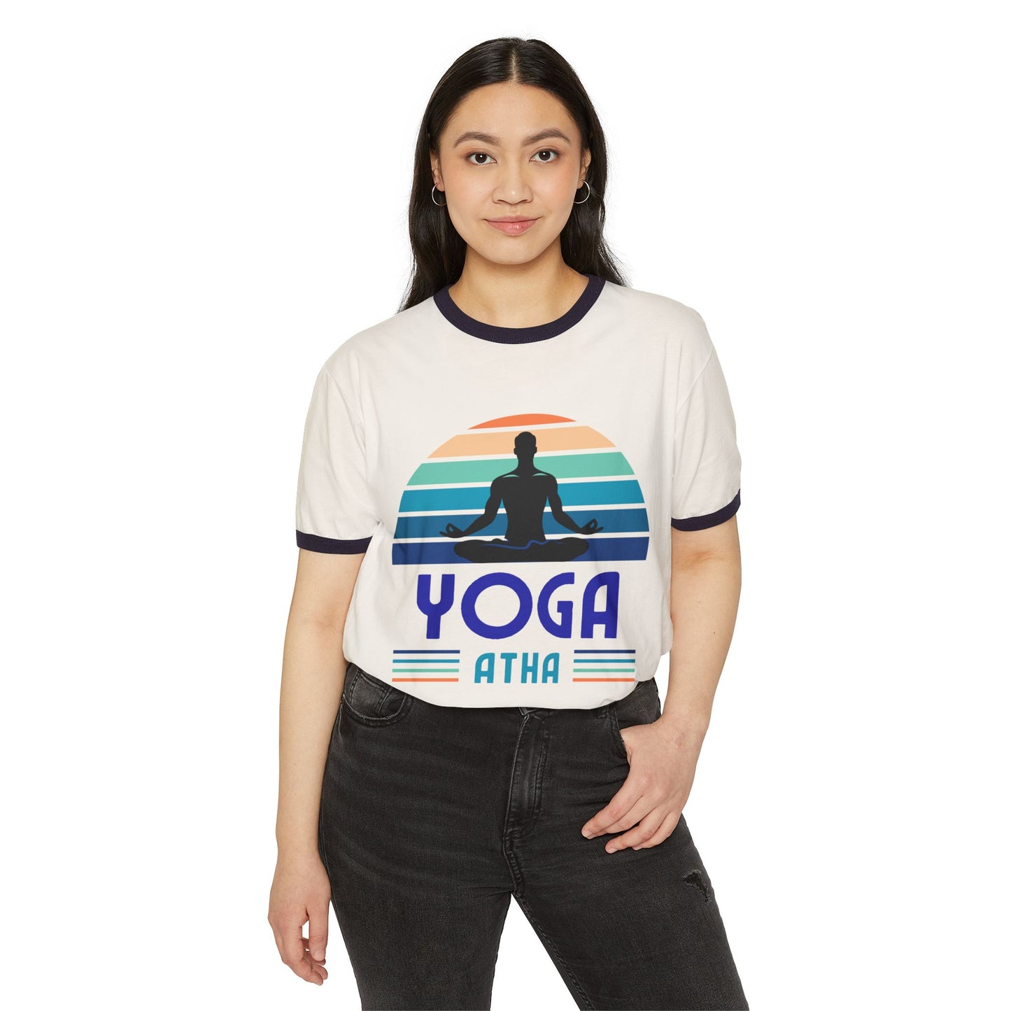 Yoga Atha Cotton Ringer T-Shirt, Men