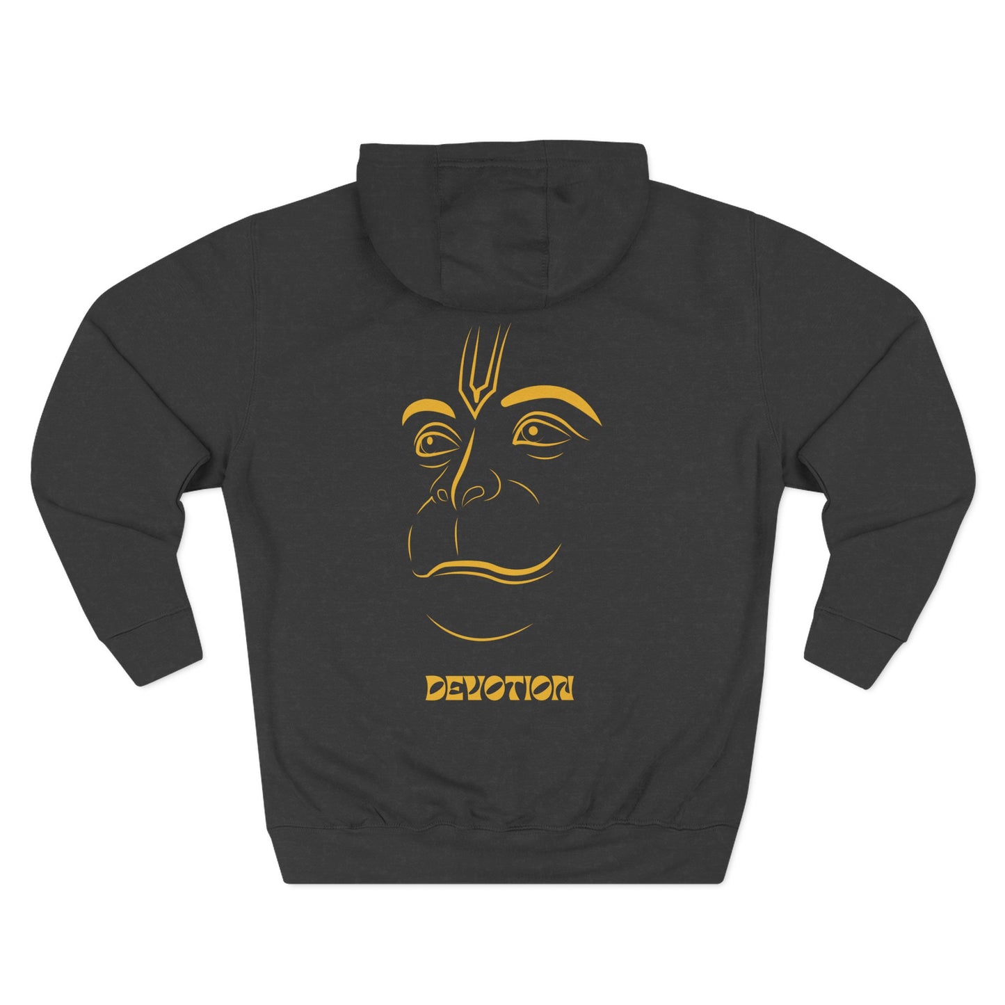 Hanuman Devotion Sweatshirt Fleece Hoodie, Men