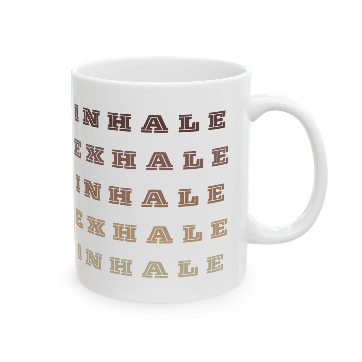 DW Inhale Exhale Ceramic Mug