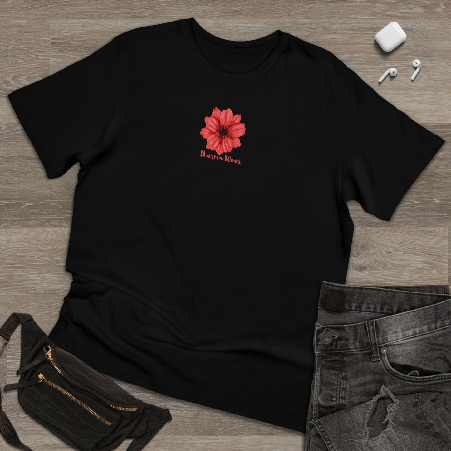 Buttercup Pink Flower Print T-shirt, Men