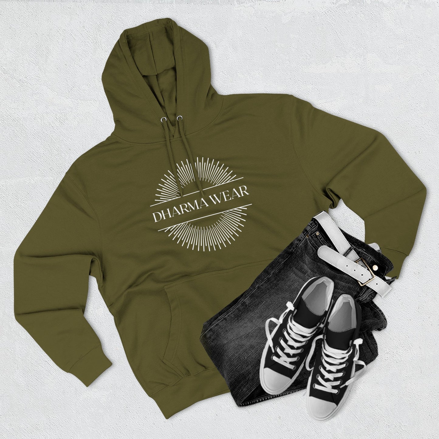 Inhale Exhale Sweatshirt Fleece Hoodie, Women