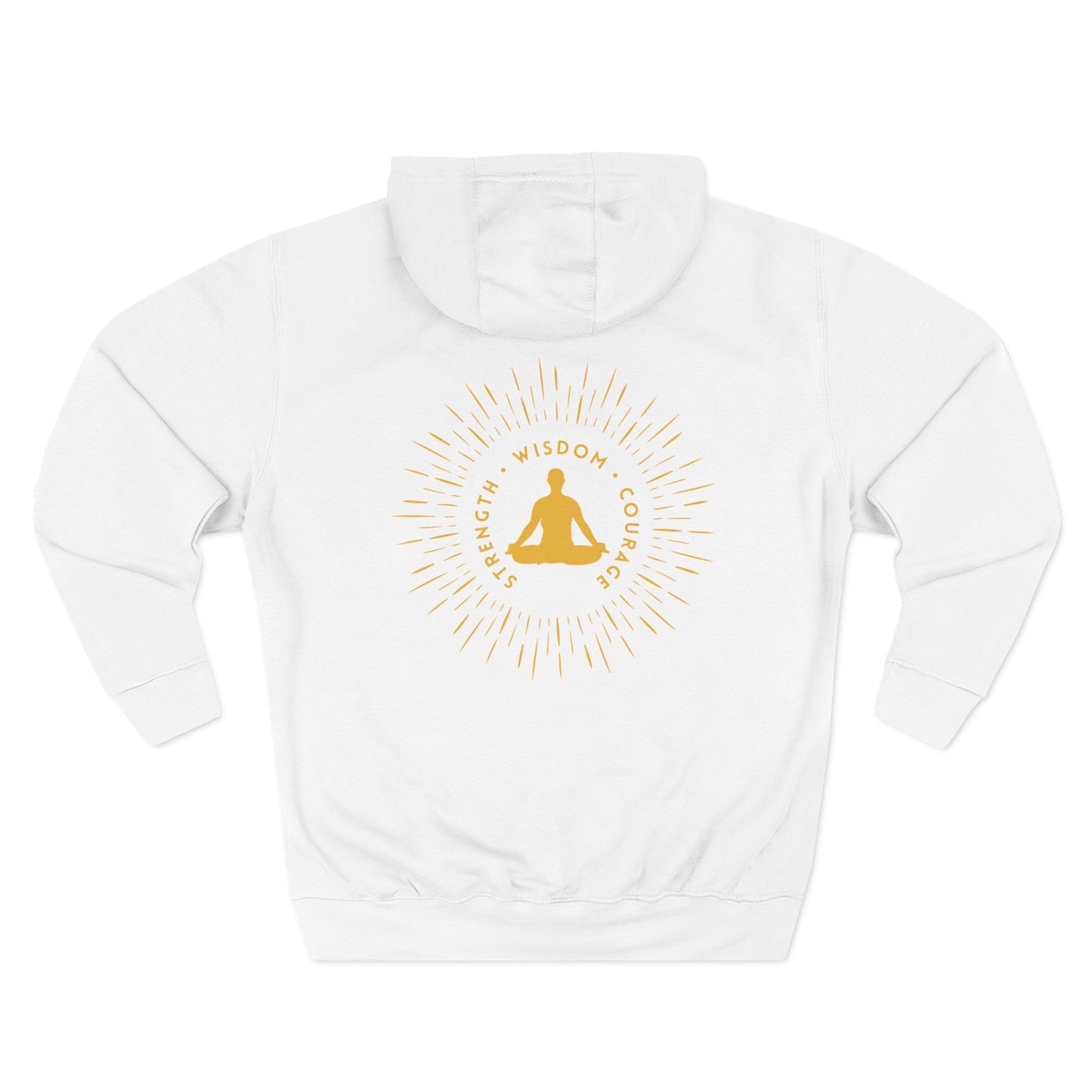 Strength, Wisdom & Courage Sweatshirt Fleece Hoodie, Men