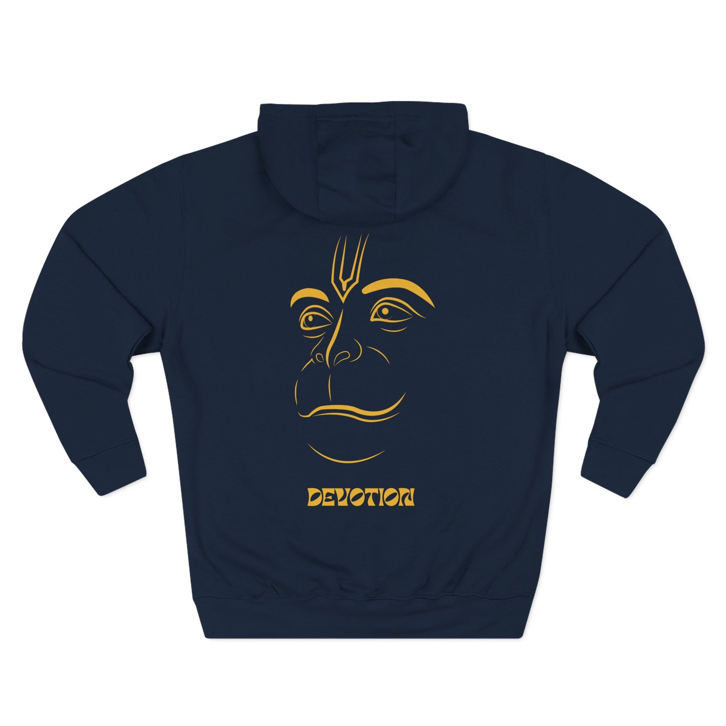 Hanuman Devotion Sweatshirt Fleece Hoodie, Men