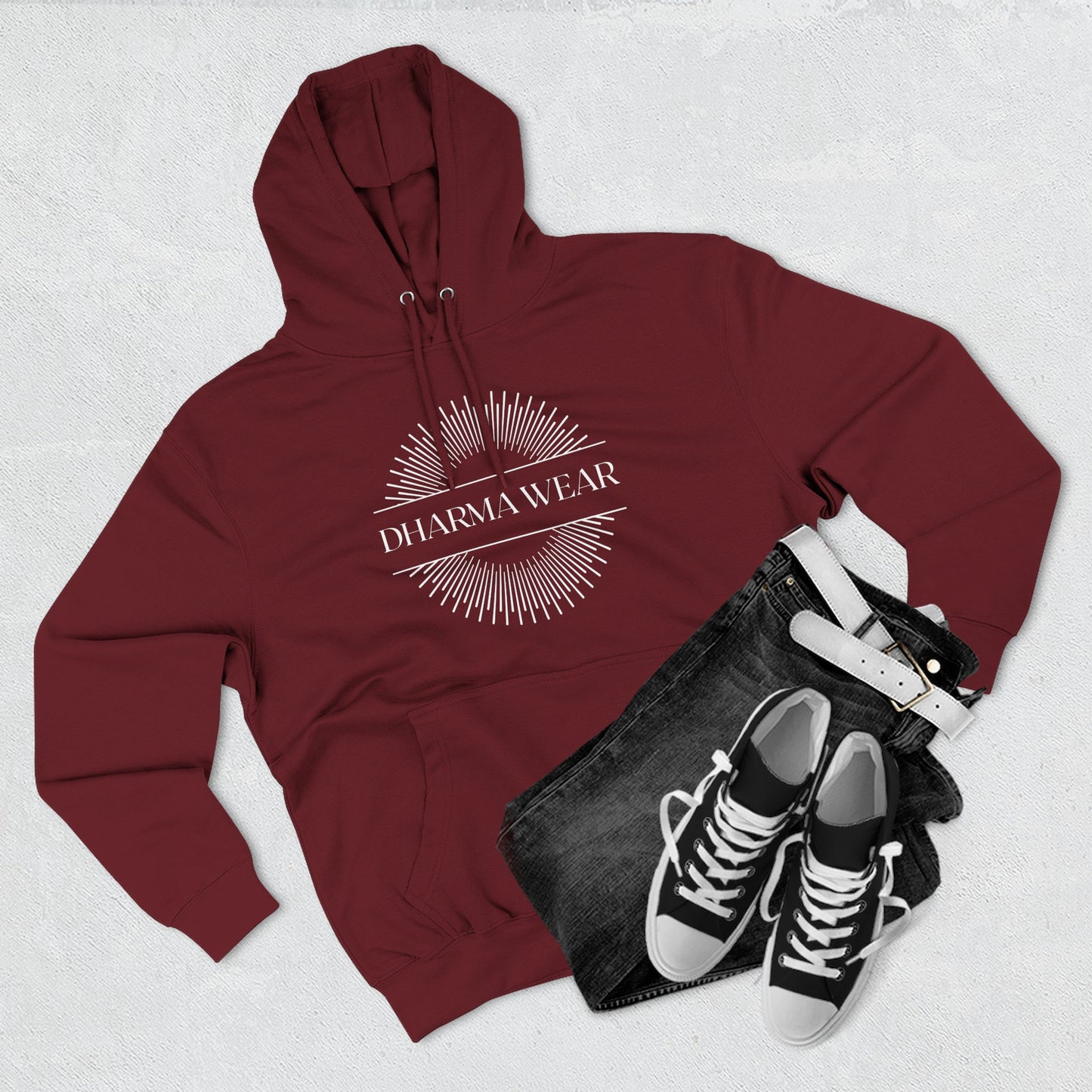 Inhale Exhale Sweatshirt Fleece Hoodie, Women