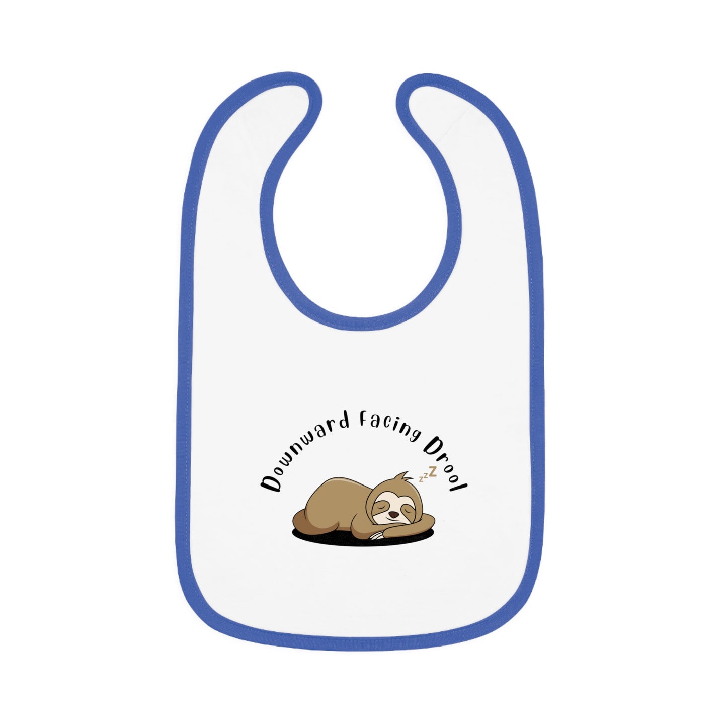 Cute Baby Bib with Sloth Design
