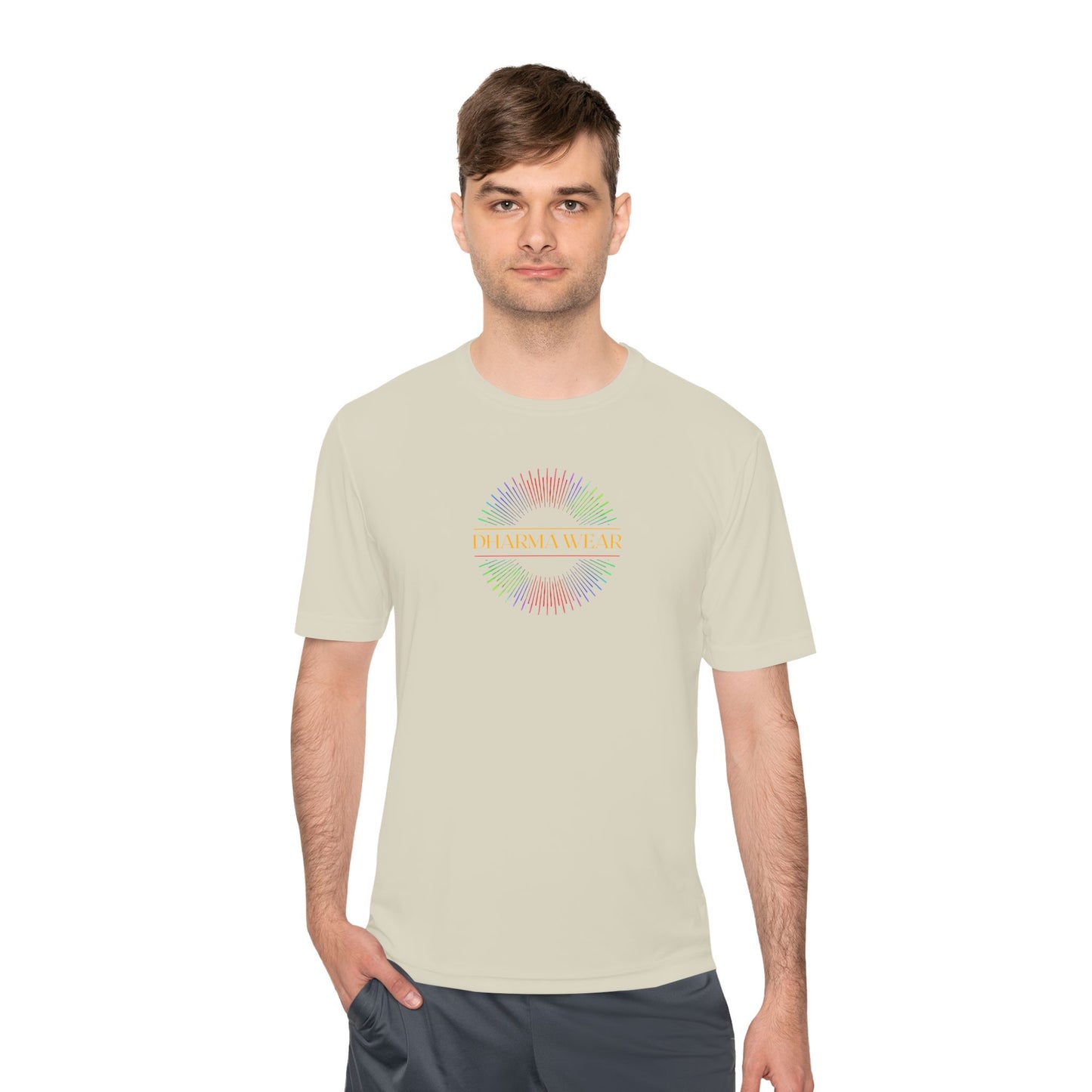 Rainbow Ganesha Moisture Wicking Tee, Men
