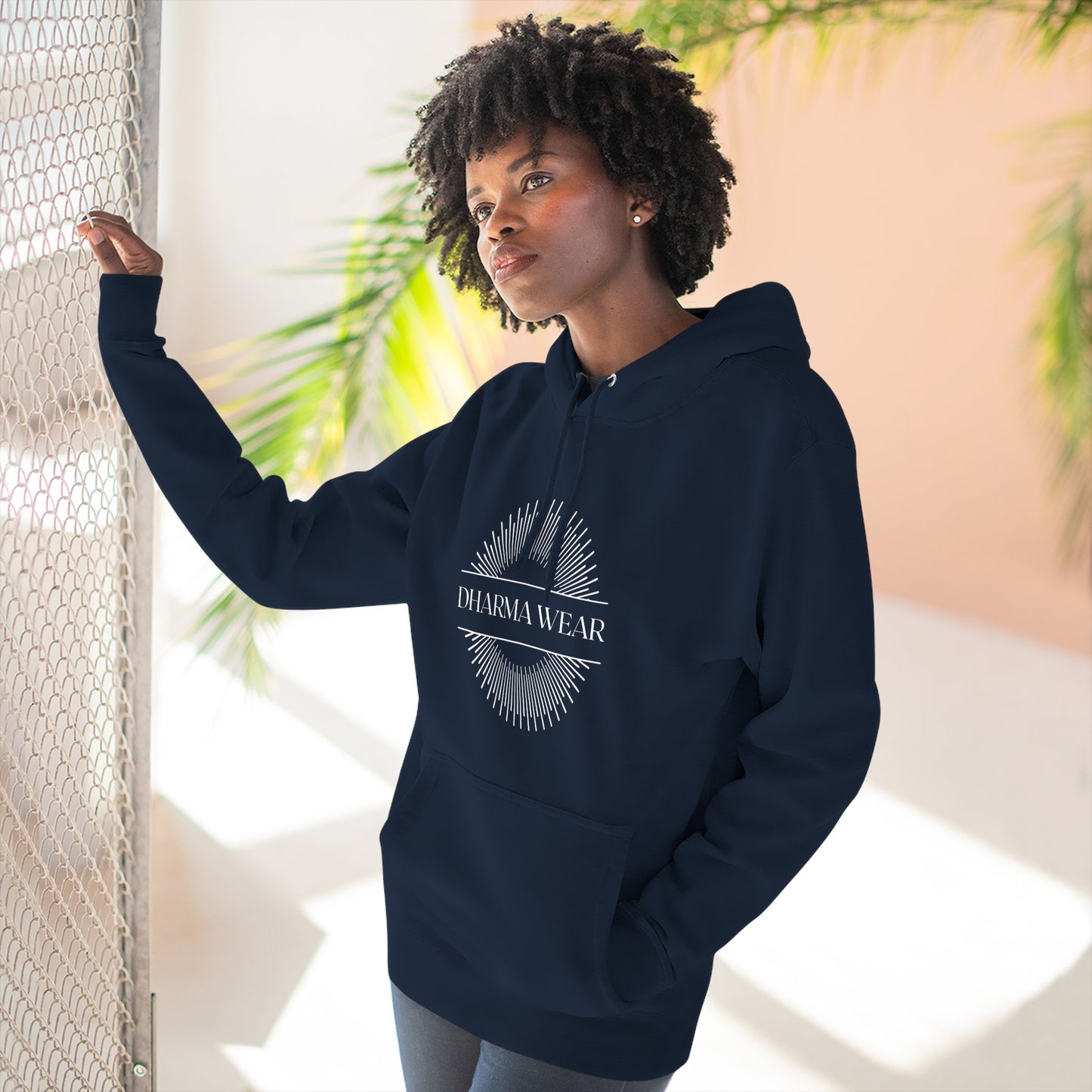 Yoga Atha Sweatshirt Fleece Hoodie, Women