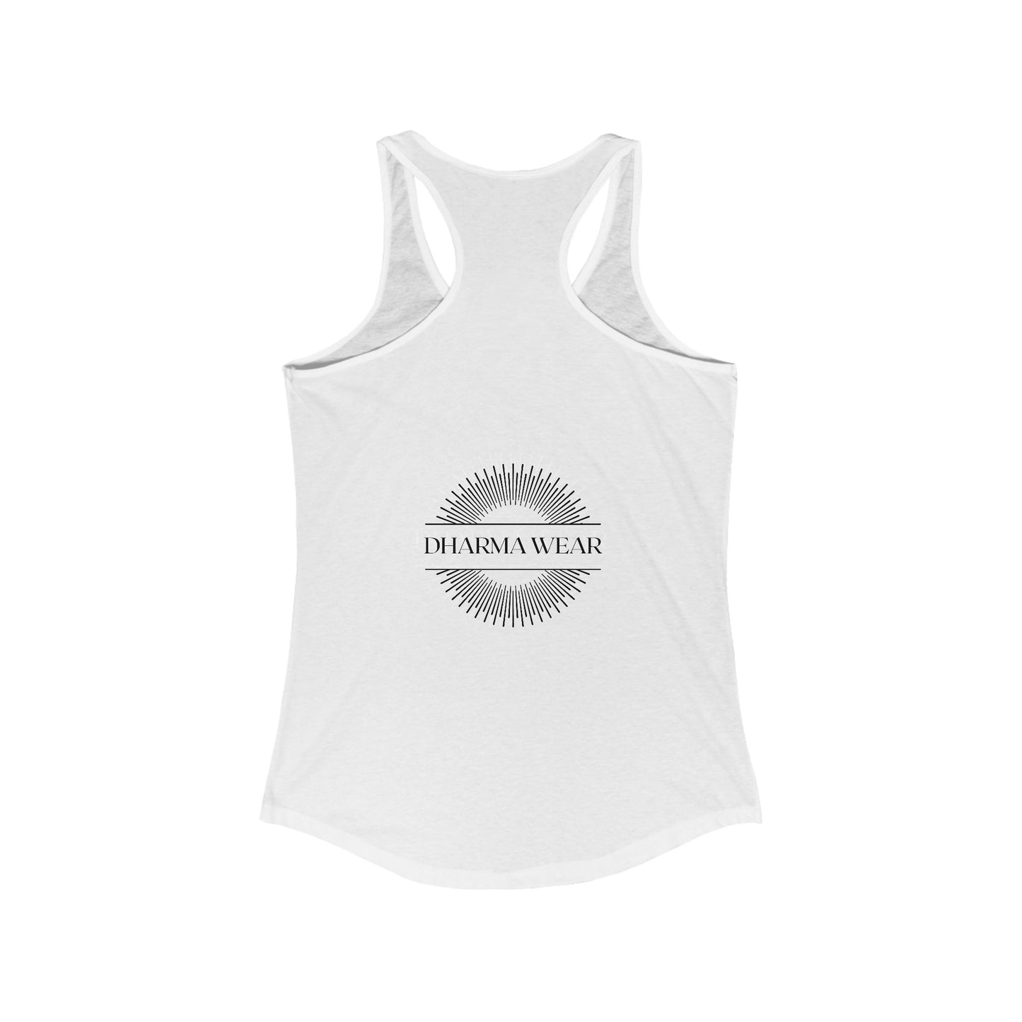 OM Gray Racerback Tank, Women