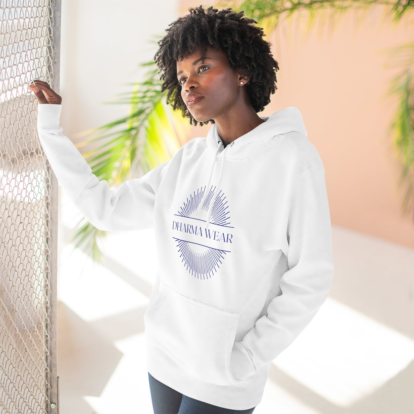 Yoga Atha Sweatshirt Fleece Hoodie, Women