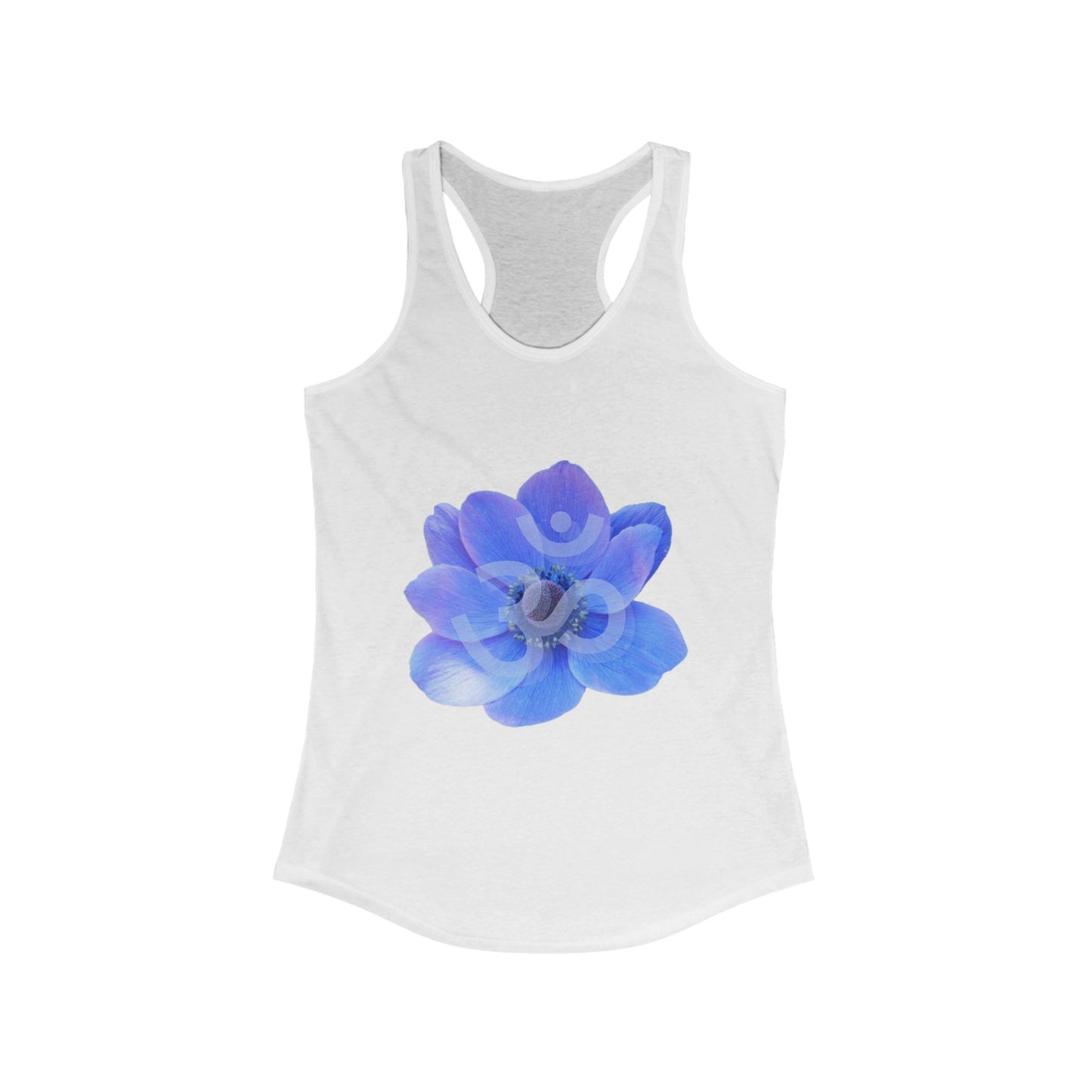 OM Blue Racerback Tank, Women