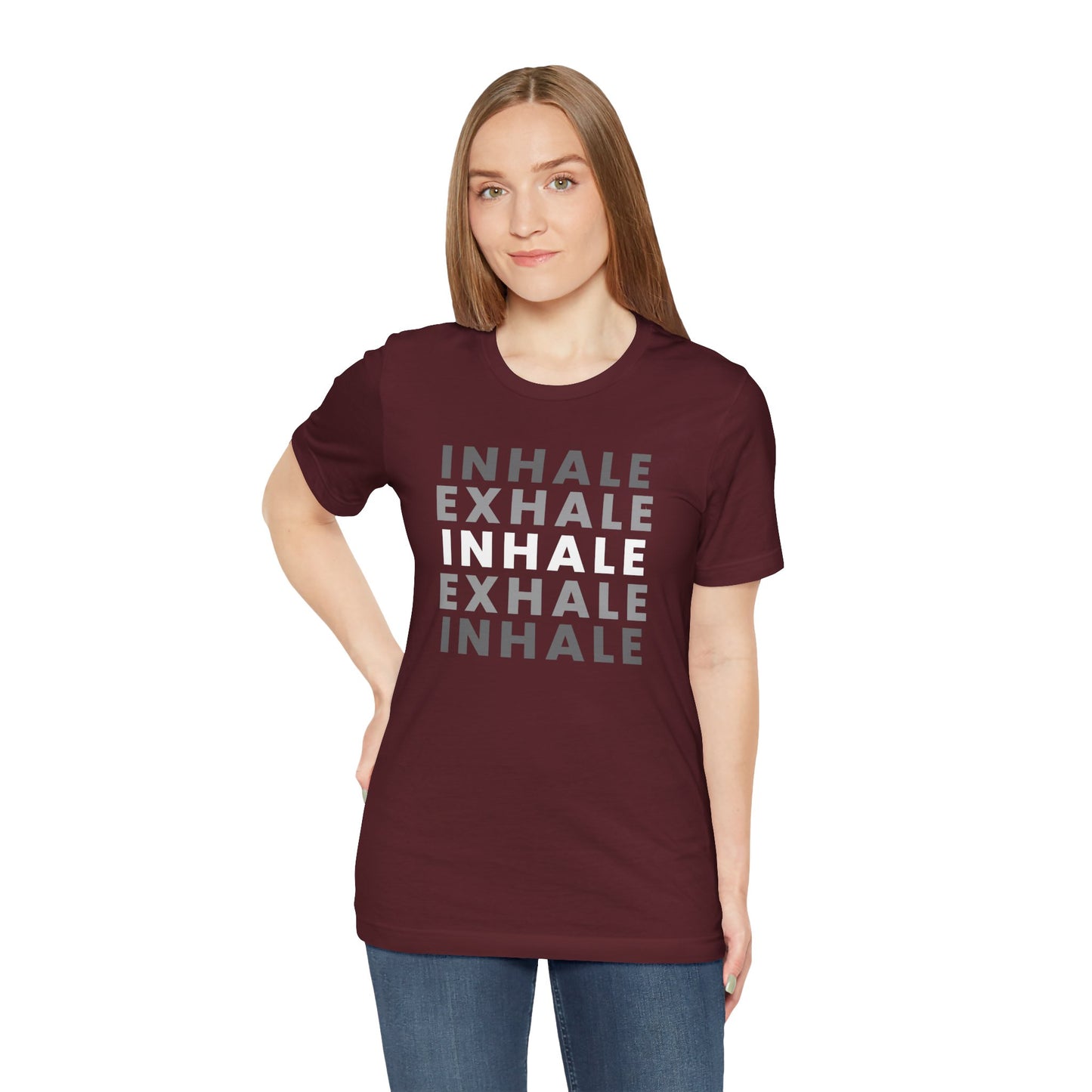 Inhale Exhale Cotton T-Shirt, Women