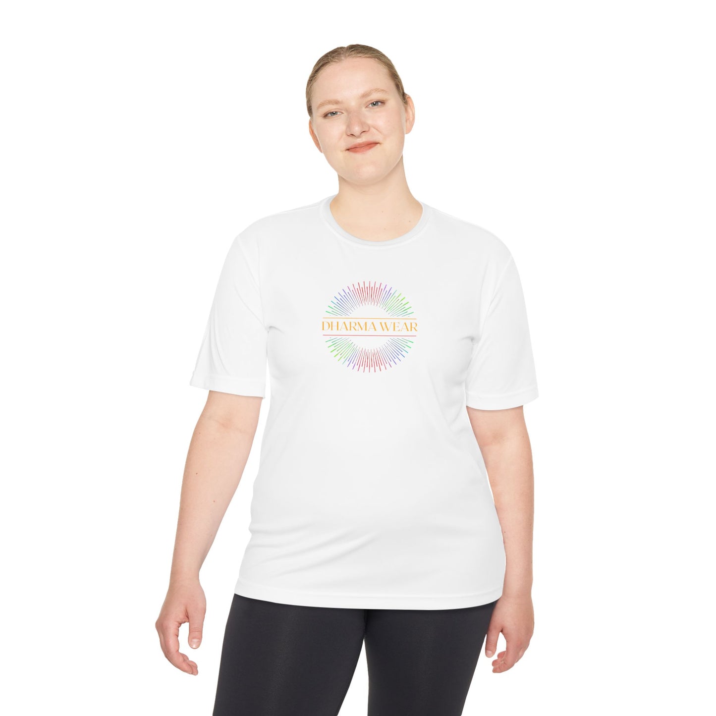 Rainbow Ganesha Moisture Wicking Tee, Women