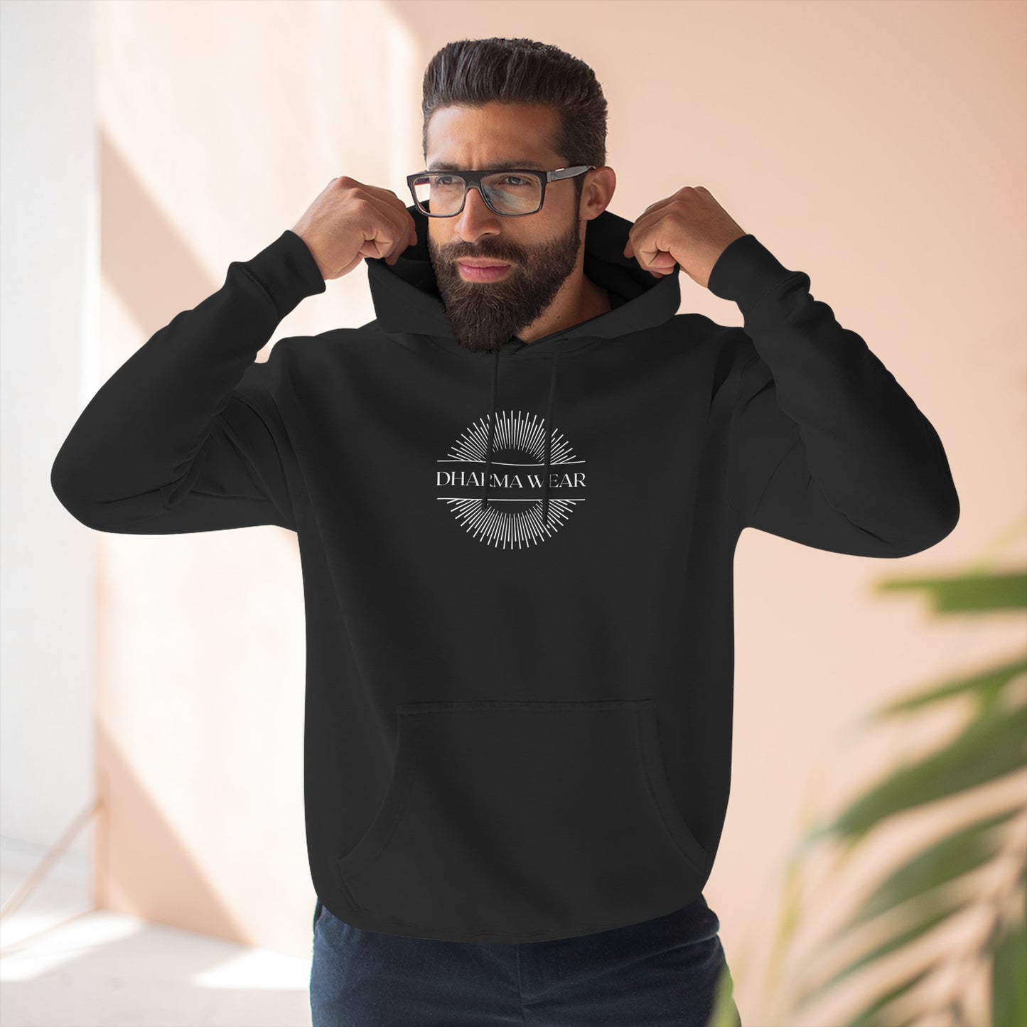 Yoga Atha Sweatshirt Fleece Hoodie, Men