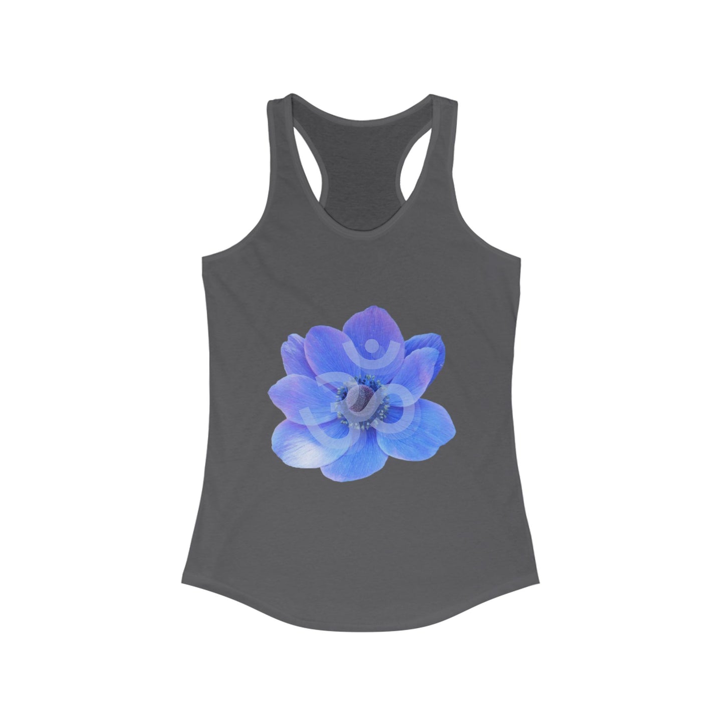 OM Blue Racerback Tank, Women