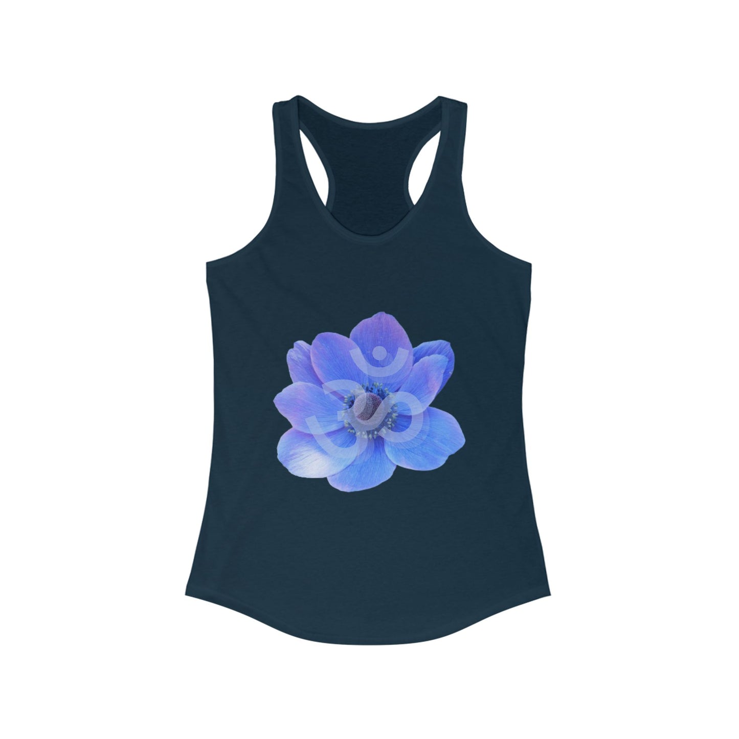 OM Blue Racerback Tank, Women