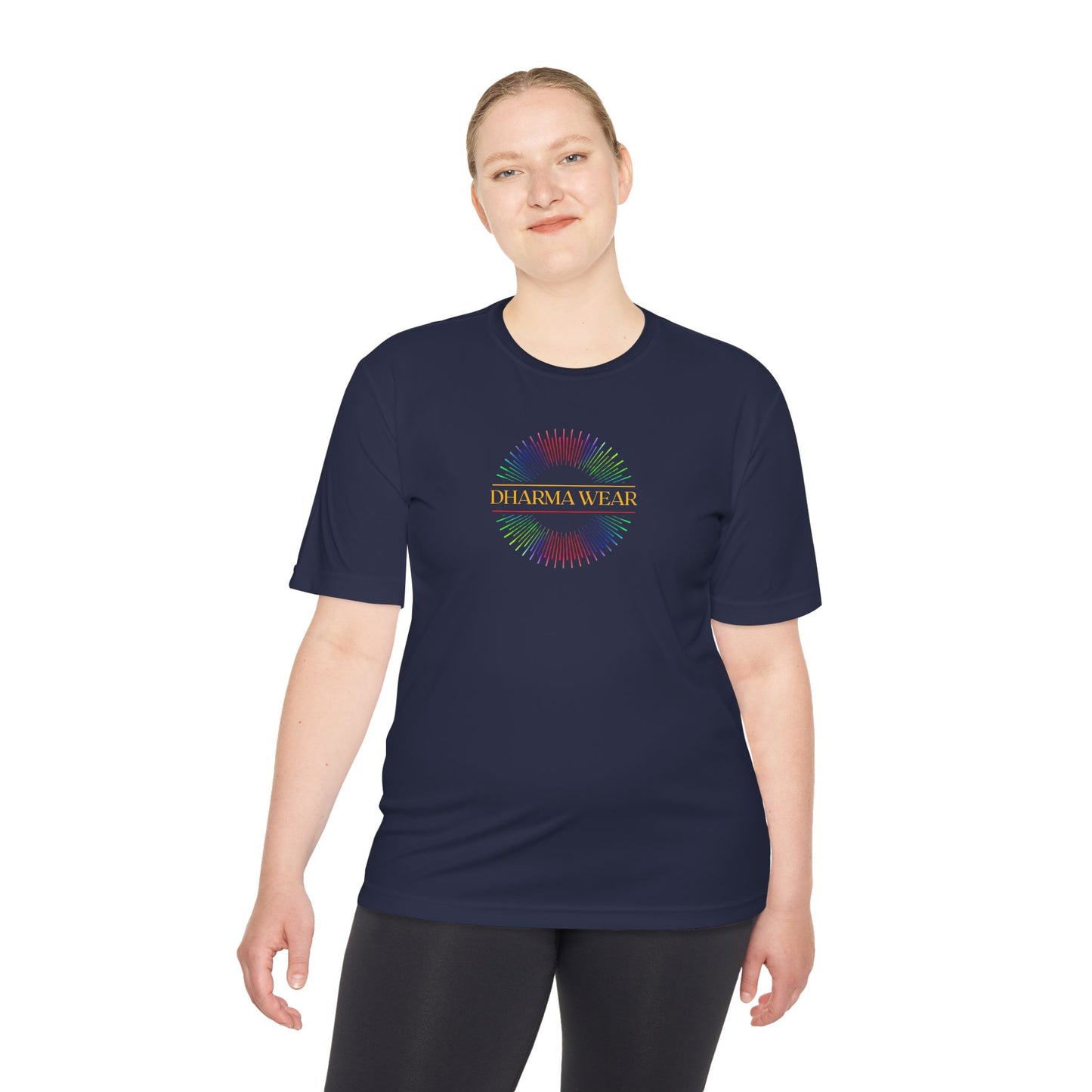 Rainbow Ganesha Moisture Wicking Tee, Women