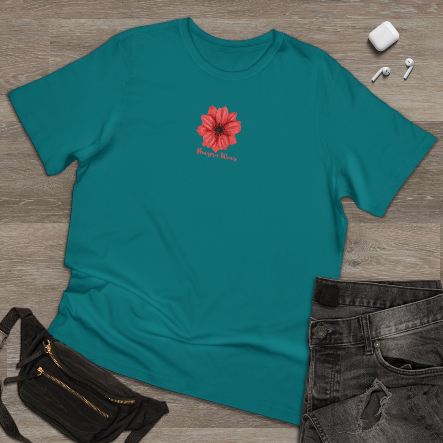 Buttercup Pink Flower Print T-shirt, Men