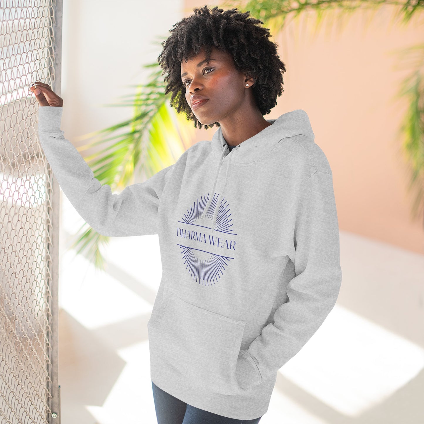 Yoga Atha Sweatshirt Fleece Hoodie, Women