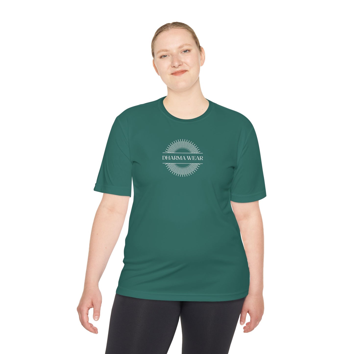 More Dharma Less Drama Moisture Wicking Tee, Women