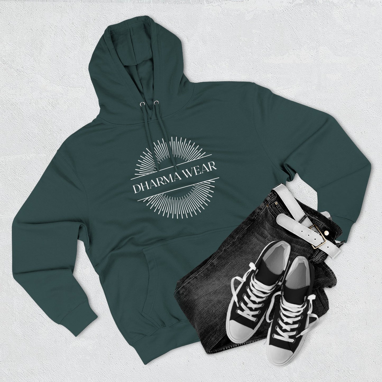 Inhale Exhale Sweatshirt Fleece Hoodie, Women