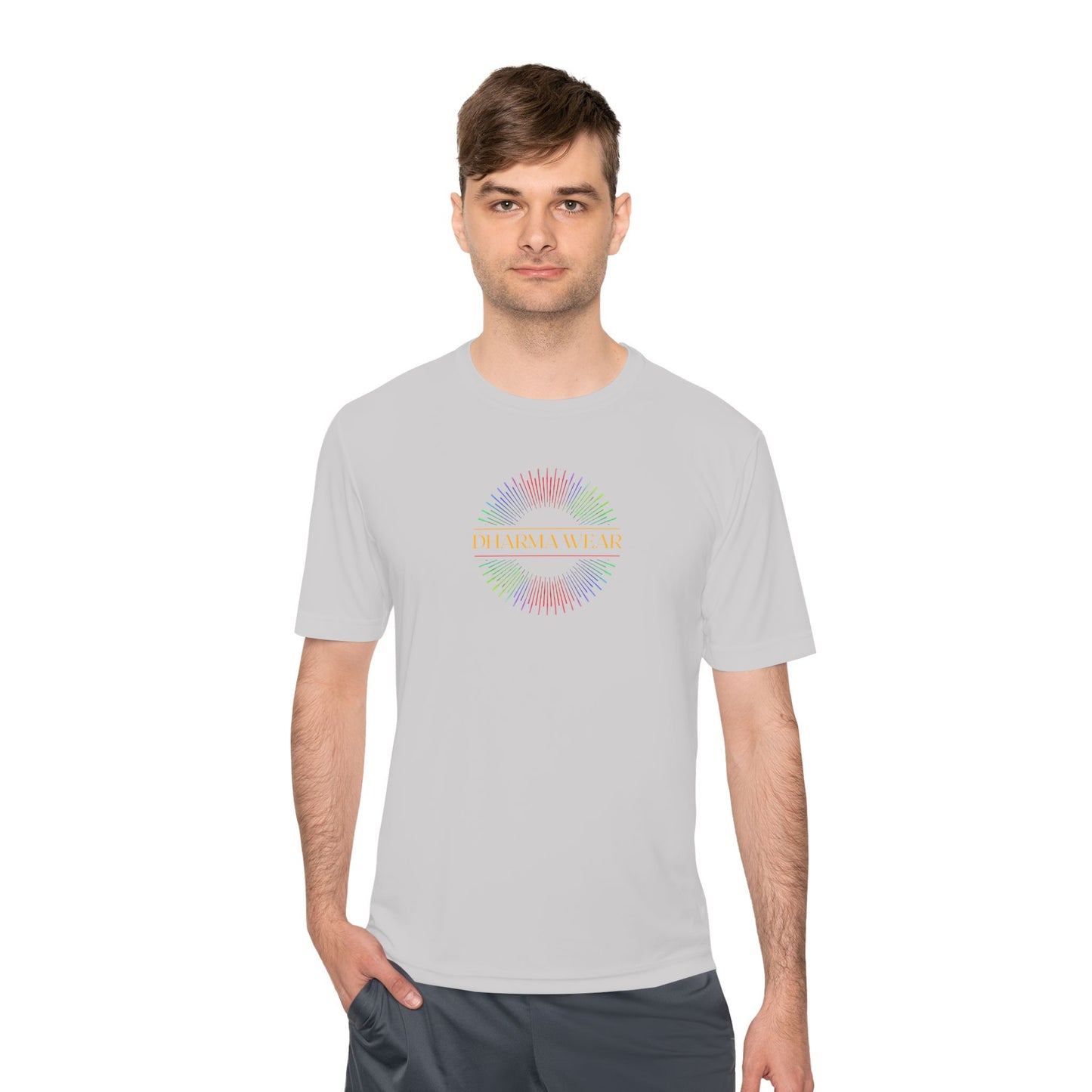 Rainbow Ganesha Moisture Wicking Tee, Men