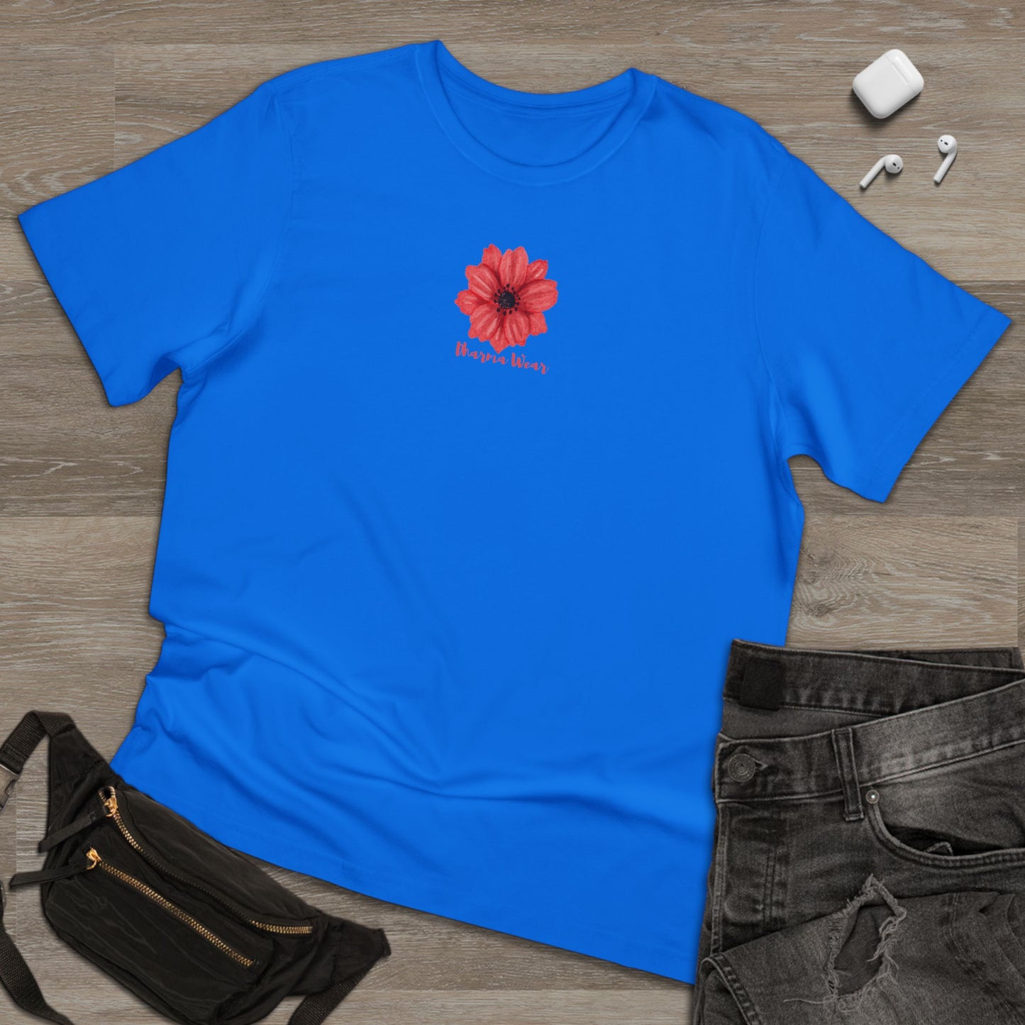 Buttercup Pink Flower Print T-shirt, Men