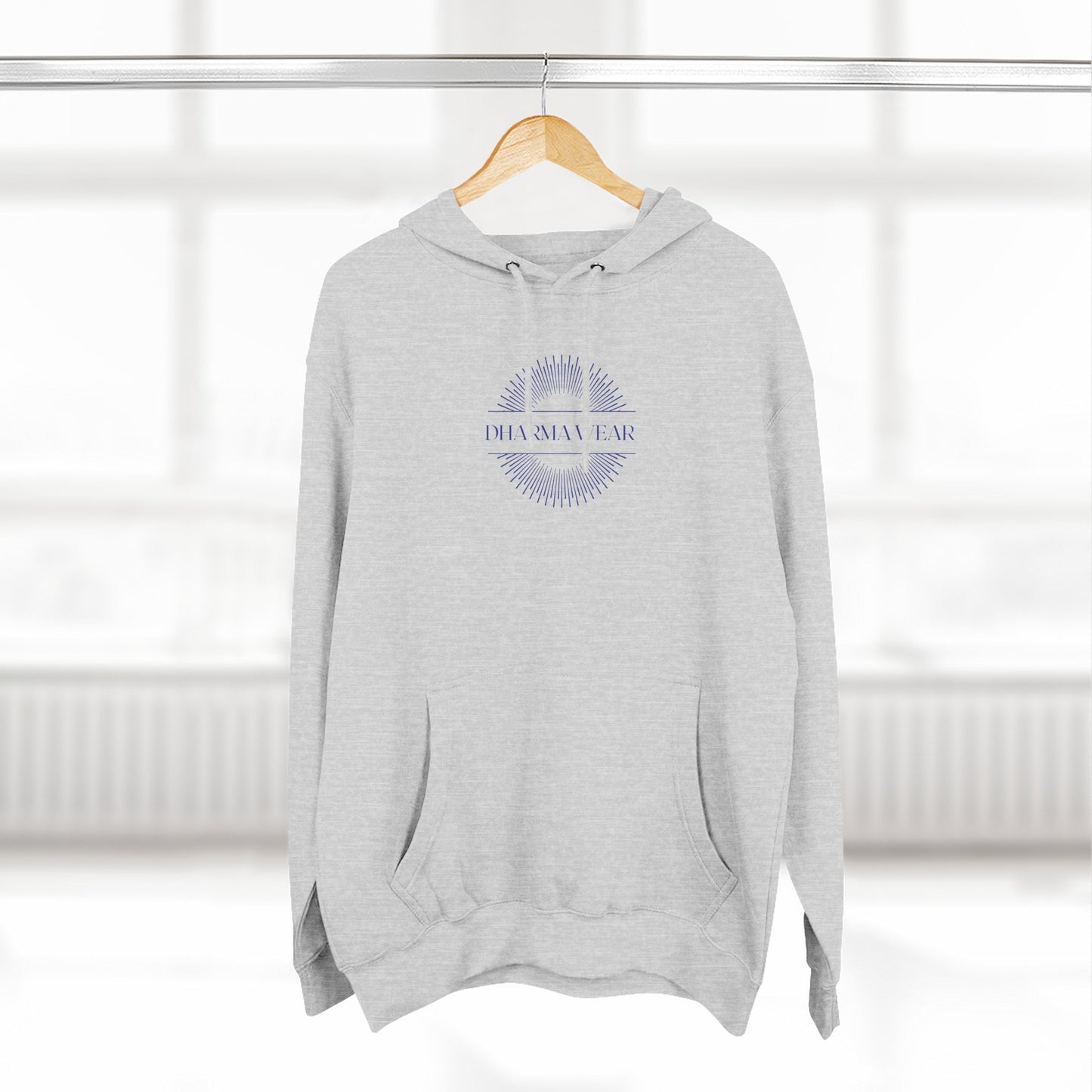 Strength, Wisdom & Courage Sweatshirt Fleece Hoodie Heather Grey, Women