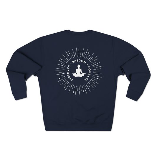 Strength, Wisdom & Courage Crewneck Sweatshirt, Women