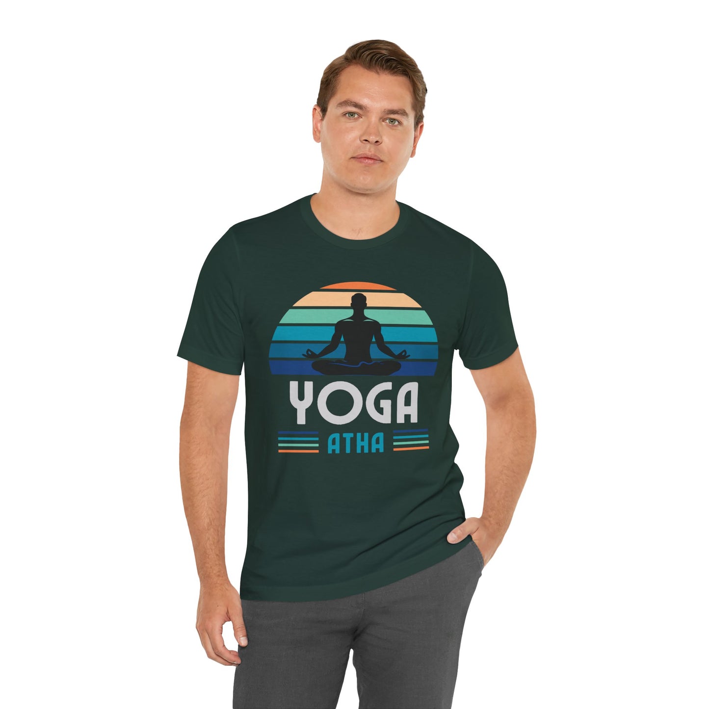 Yoga Atha Cotton T-Shirt Dark Grey, Men