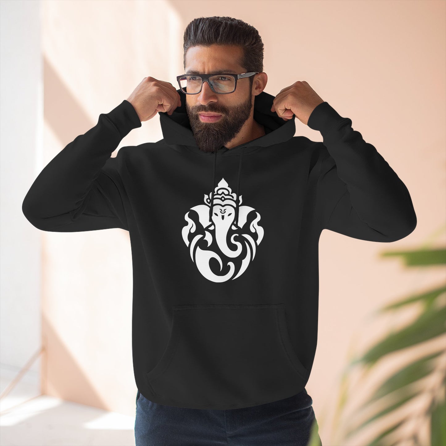 Ganesha Sweatshirt Fleece Hoodie, Men