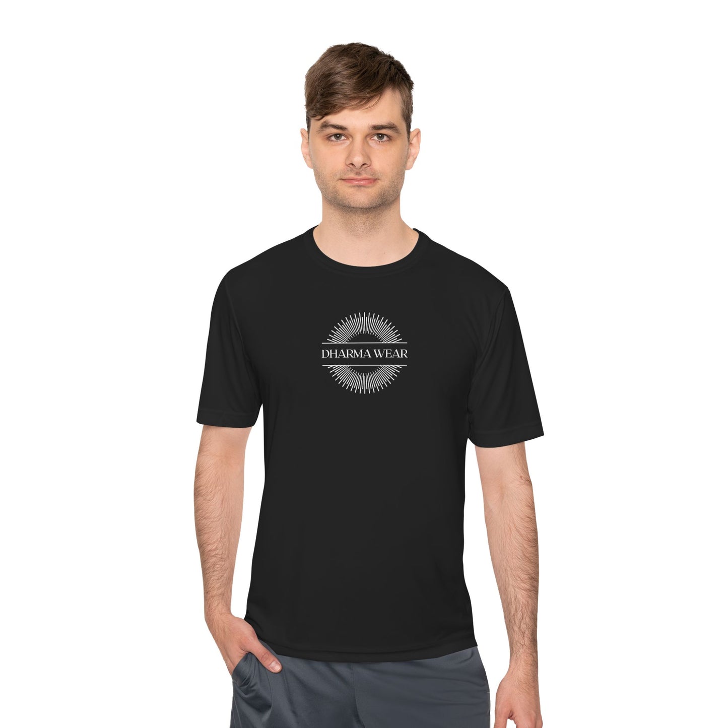 Yoga Est. 500 BCE Moisture Wicking Tee Iron Grey, Men