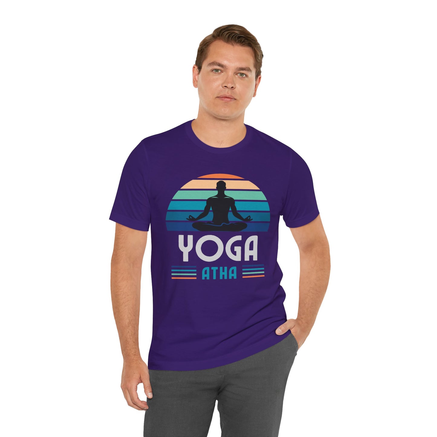 Yoga Atha Cotton T-Shirt Dark Grey, Men