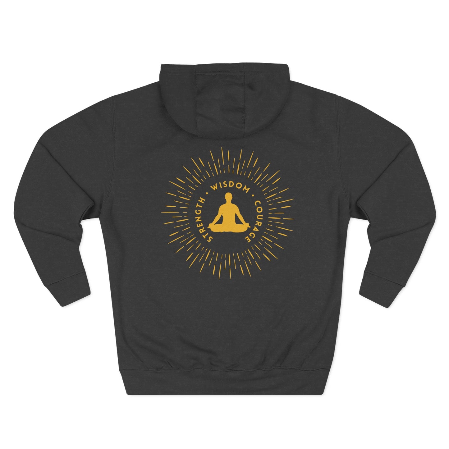 Strength, Wisdom & Courage Sweatshirt Fleece Hoodie, Men