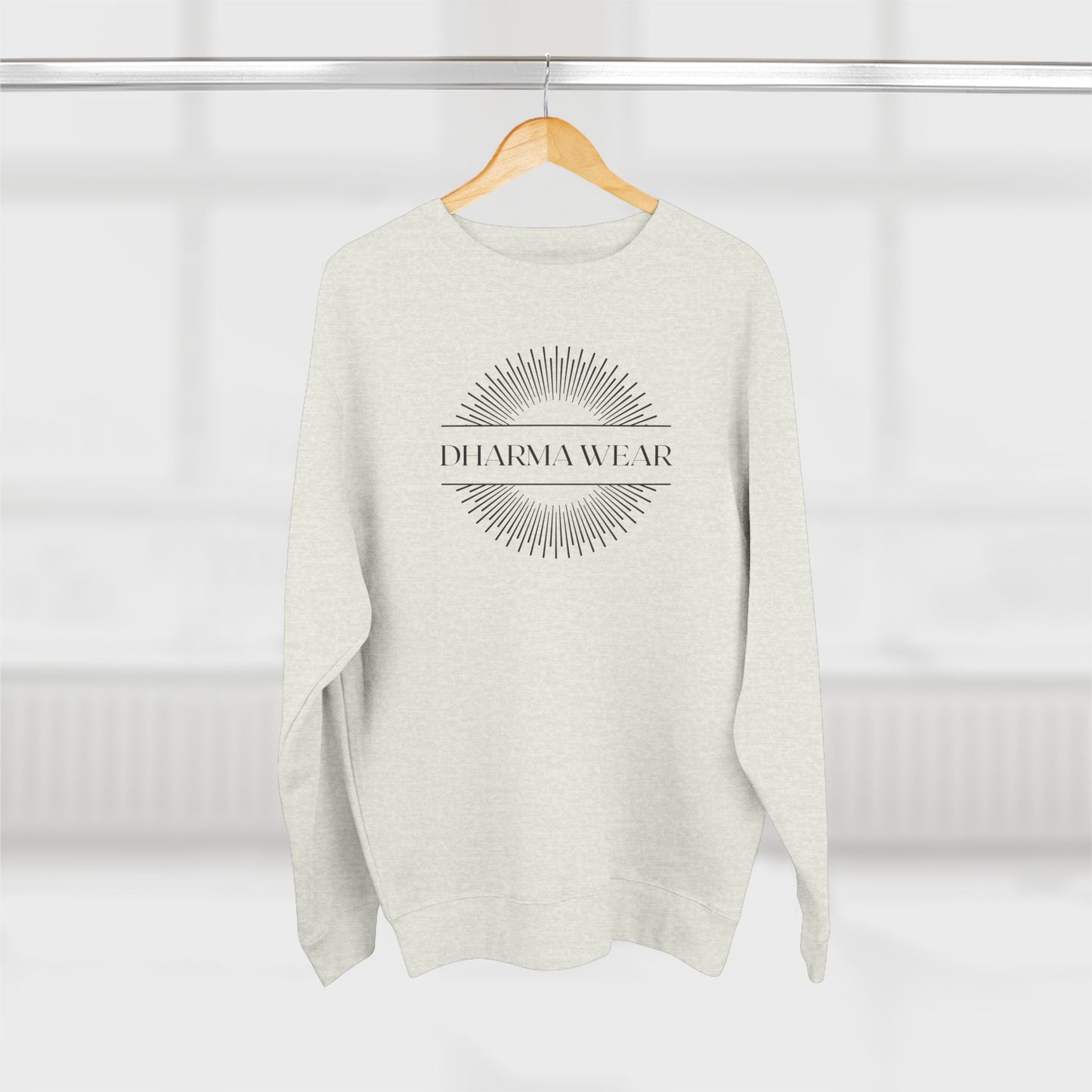 Inhale Exhale Crewneck Sweatshirt Oatmeal Heather, Women