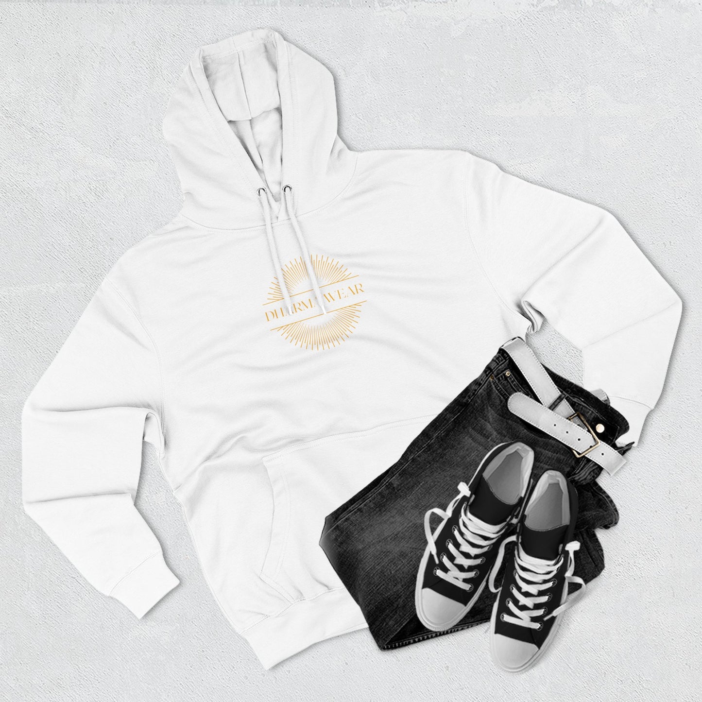 Hanuman Devotion Sweatshirt Fleece Hoodie, Men