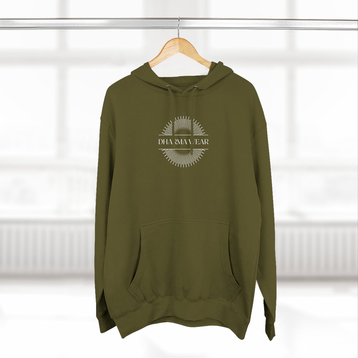 Inhale Exhale Sweatshirt Fleece Hoodie Black, Women