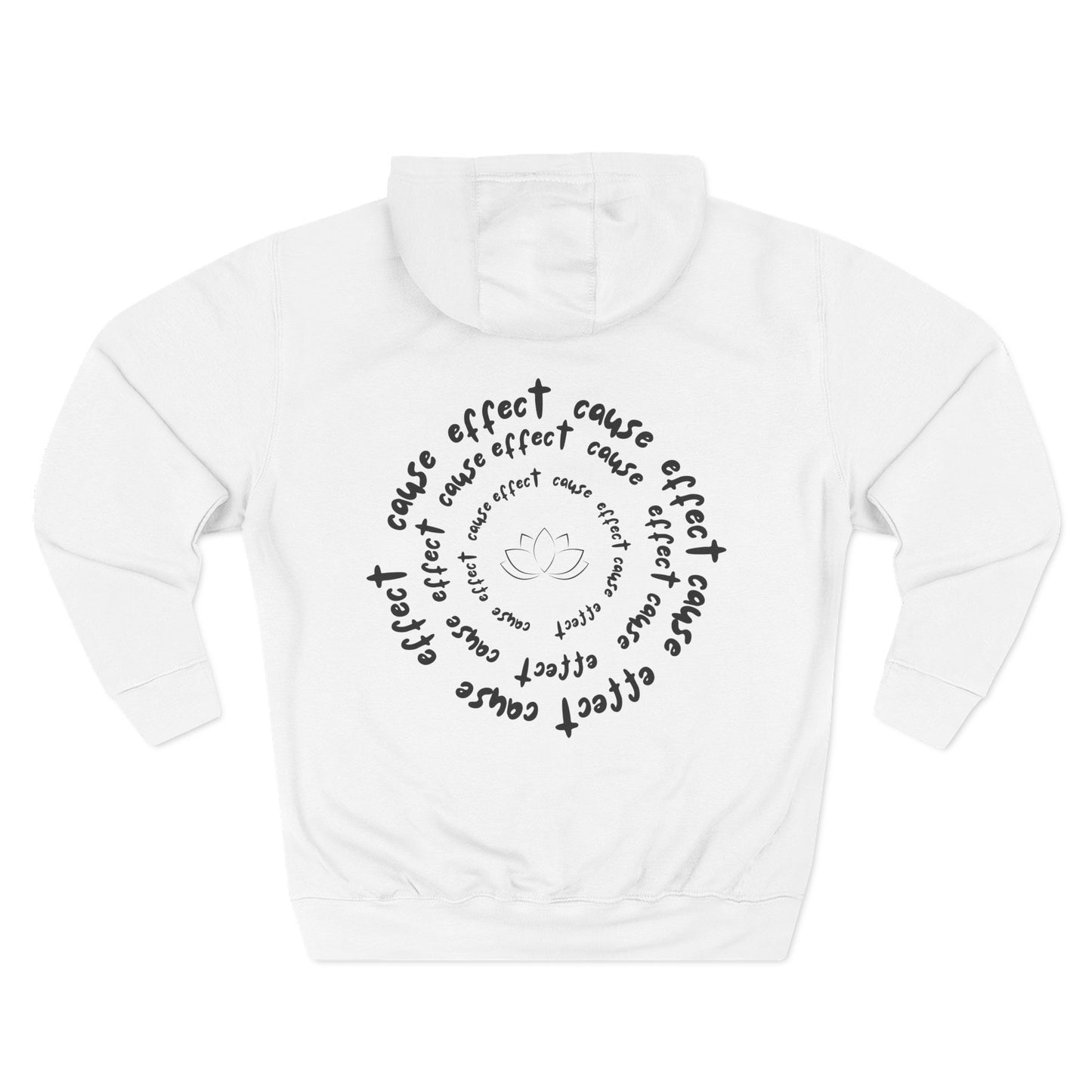 Karma Cause and Effect Sweatshirt Fleece Hoodie Royal Blue, Women