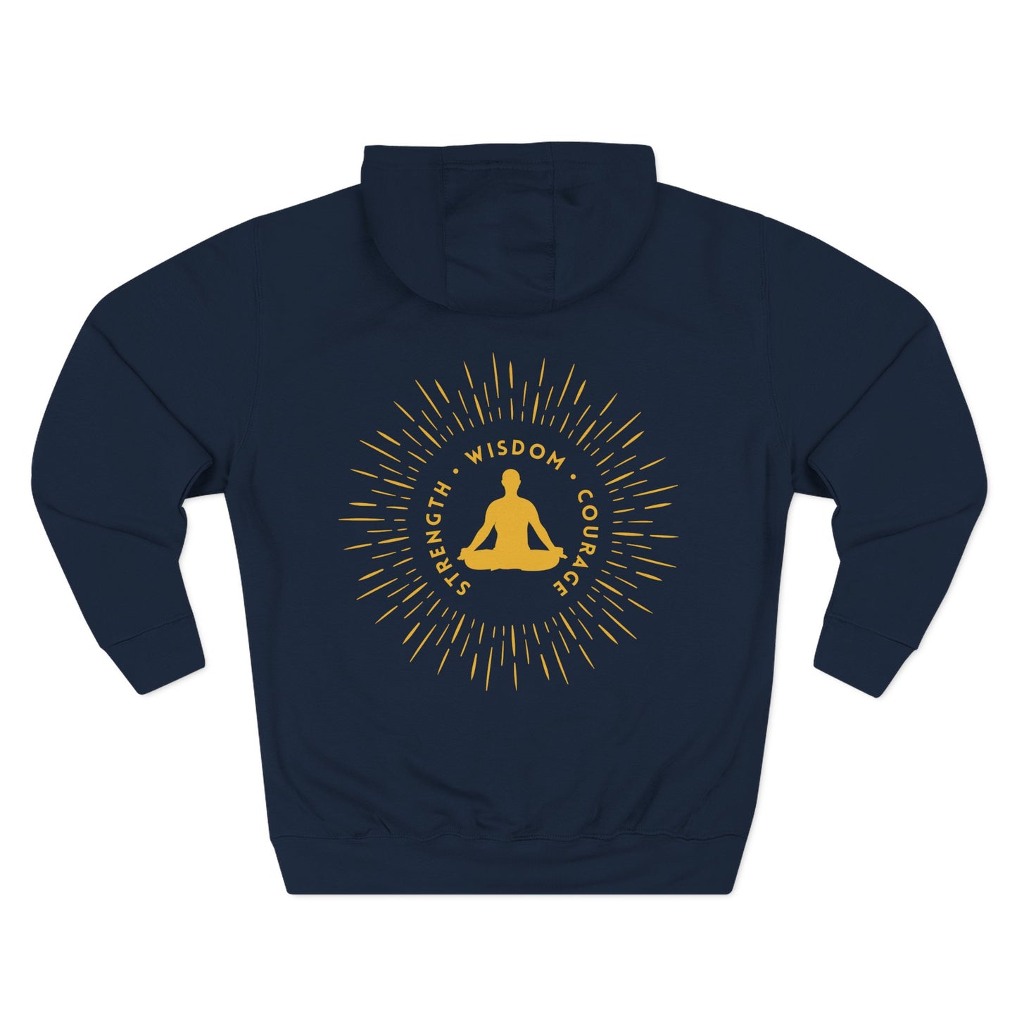 Strength, Wisdom & Courage Sweatshirt Fleece Hoodie, Men