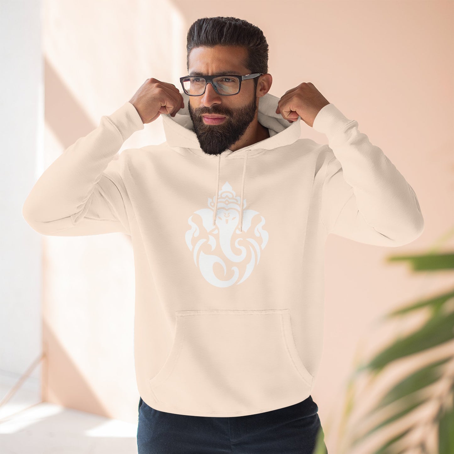 Ganesha Sweatshirt Fleece Hoodie, Men
