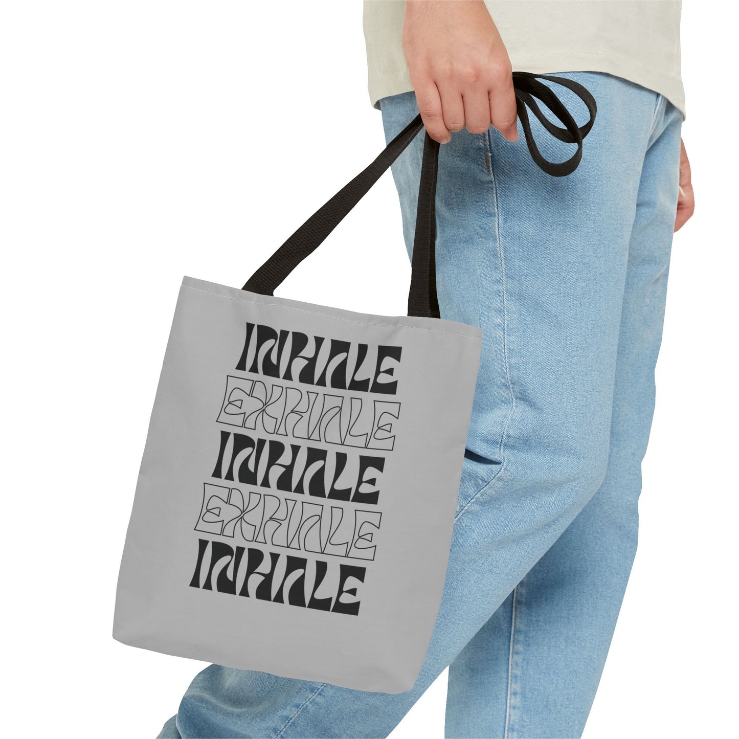 Inhale Exhale Inspirational Tote Bag