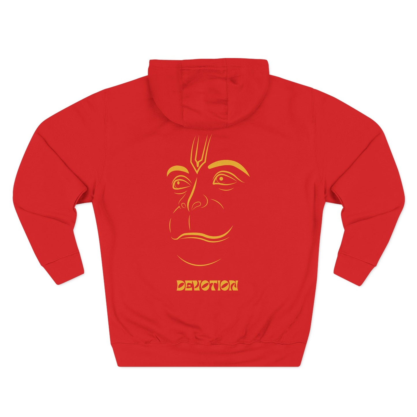 Hanuman Devotion Sweatshirt Fleece Hoodie, Men