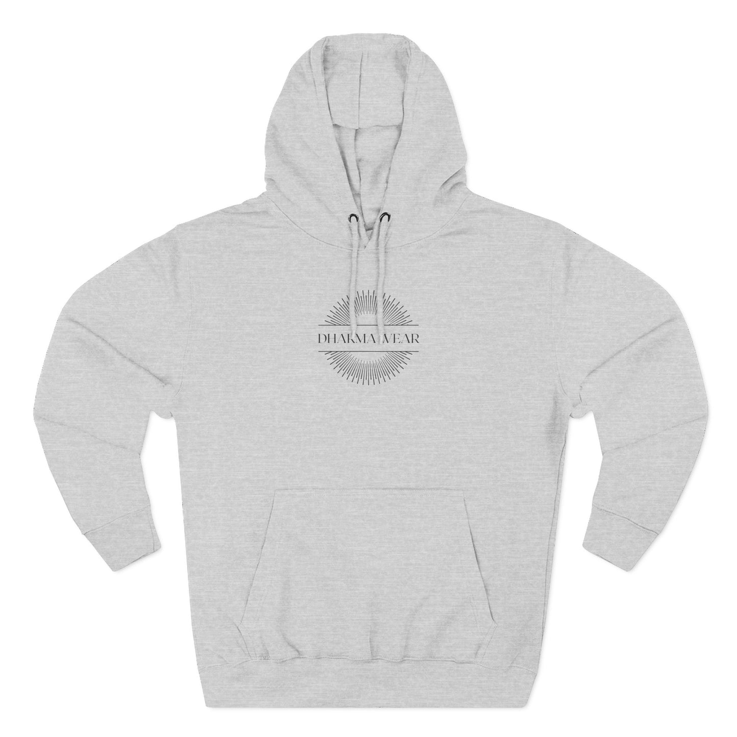 Karma Cause and Effect Sweatshirt Fleece Hoodie Heather Grey, Women
