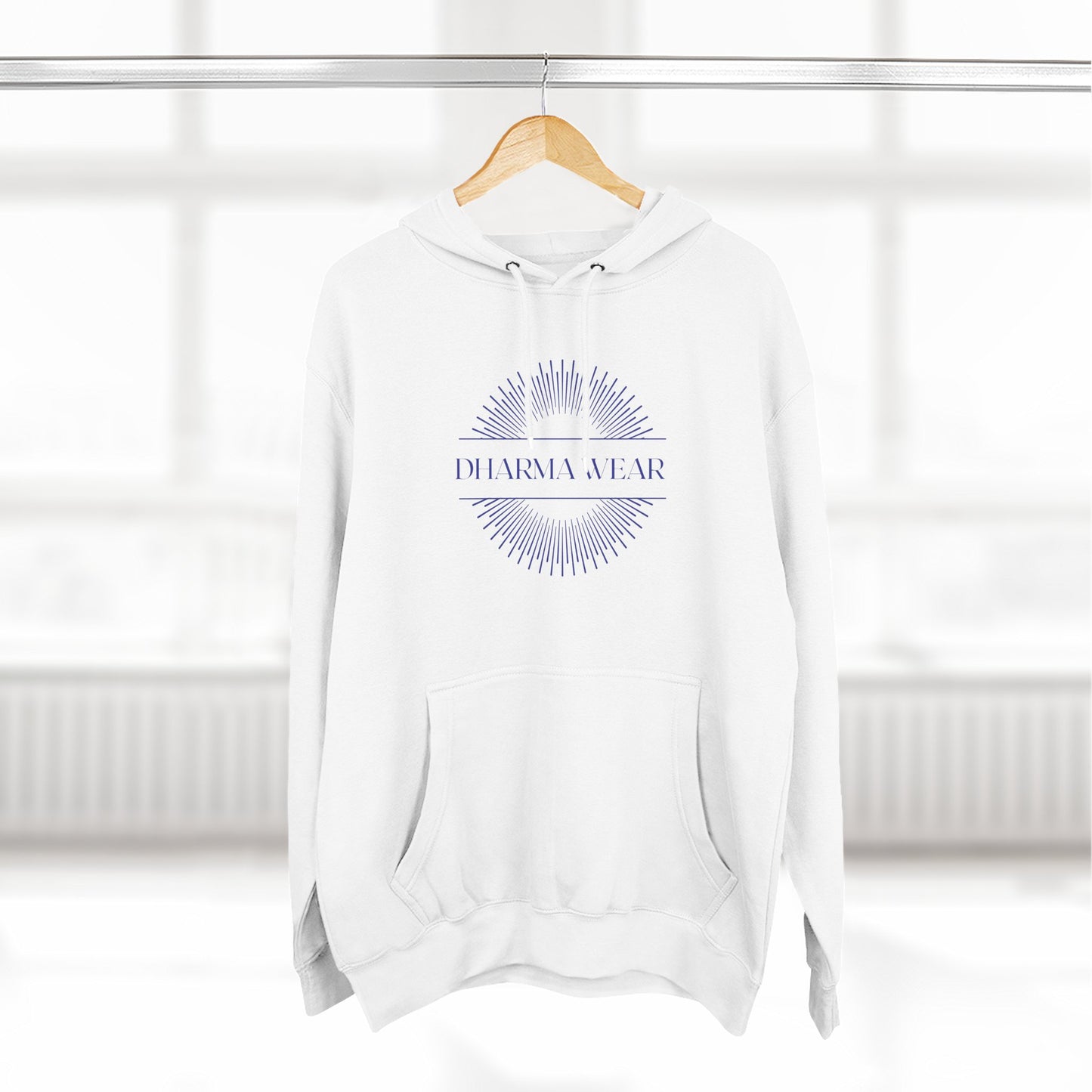 Strength, Wisdom & Courage Sweatshirt Fleece Hoodie Navy, Women