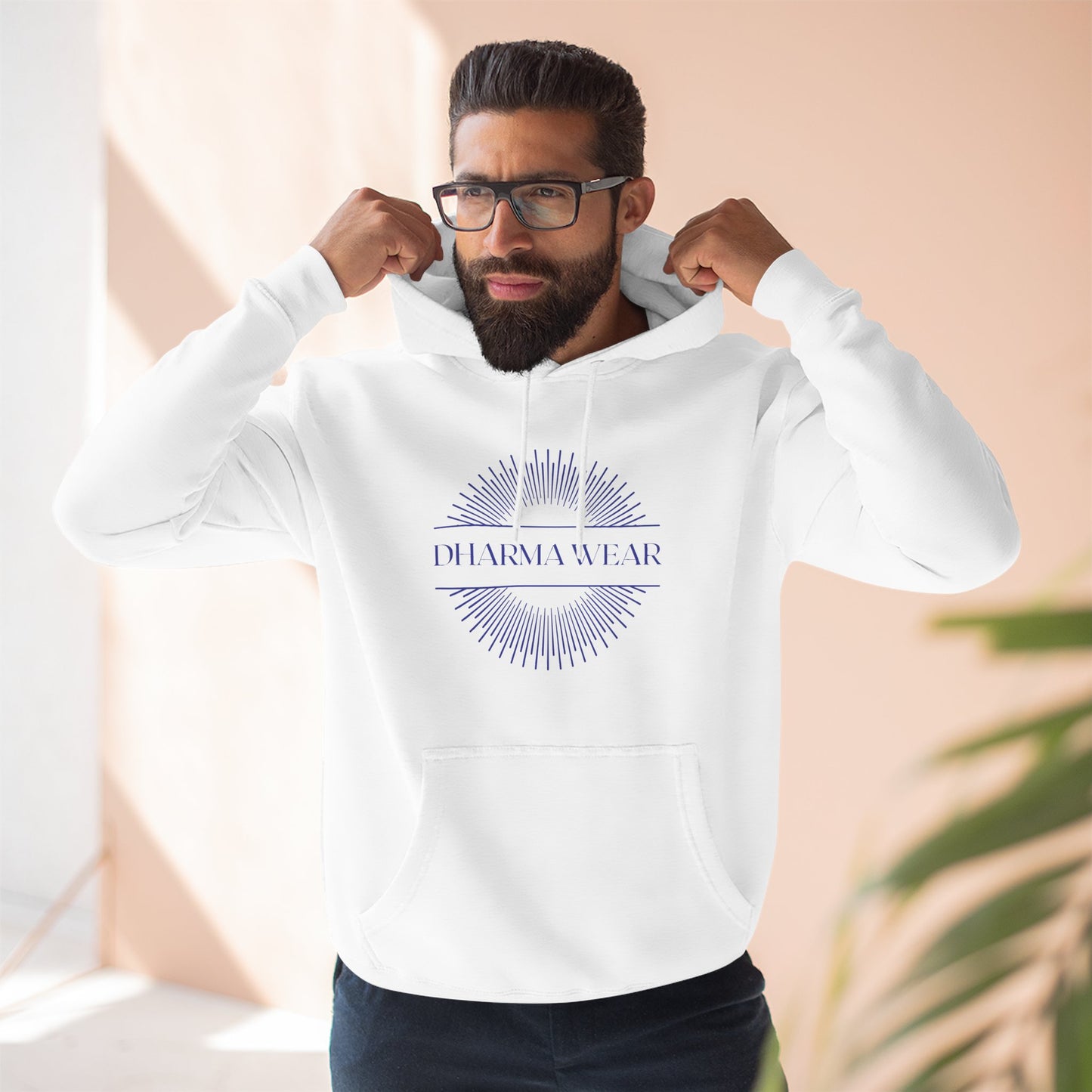 Yoga Atha Sweatshirt Fleece Hoodie, Men