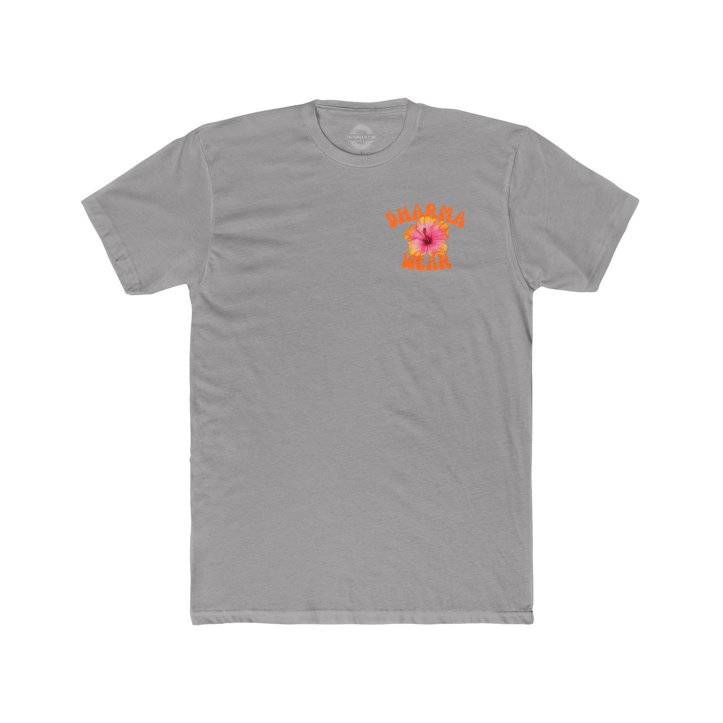 Hibiscus Flower Tee Solid Heavy Metal, Men