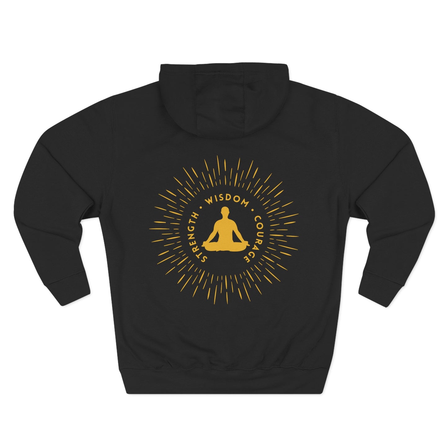 Strength, Wisdom & Courage Sweatshirt Fleece Hoodie, Men