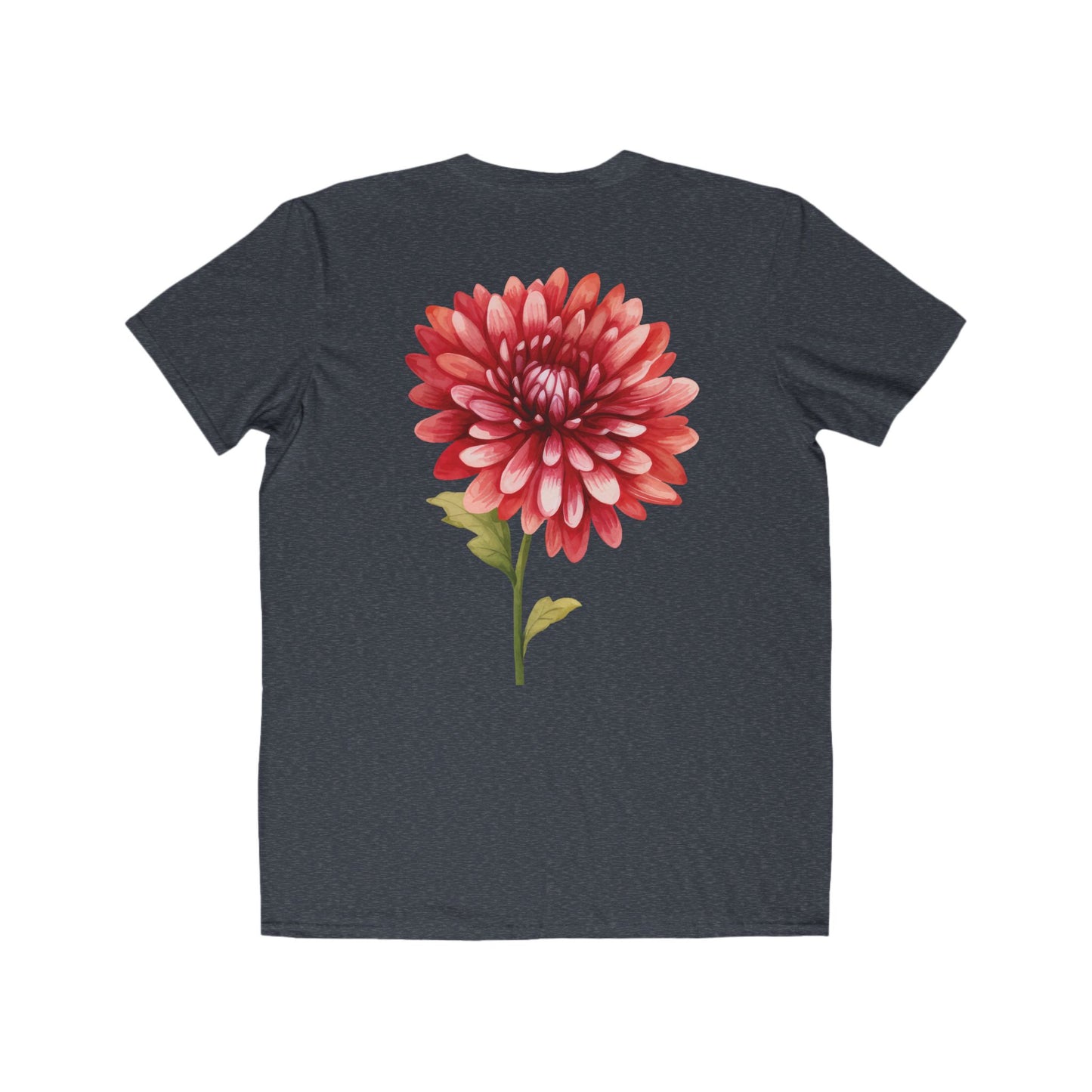 Flower Stem Tee Charcoal, Mens