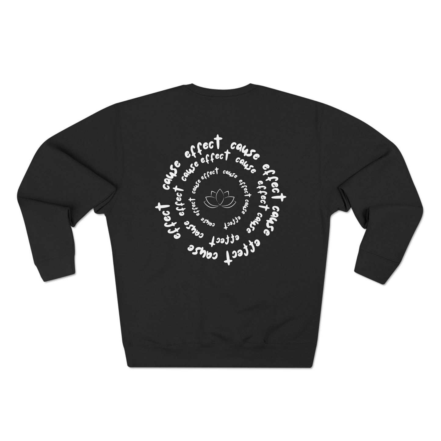 Karma Cause and Effect Crewneck Sweatshirt Oatmeal Heather, Women