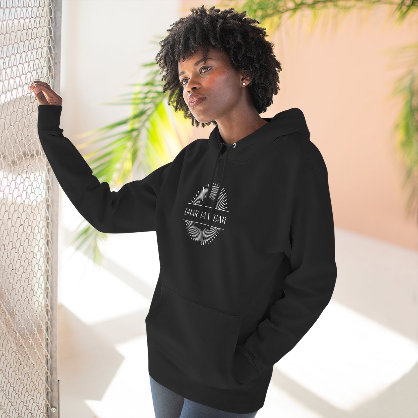 Anti Yoga Yoga Club Sweatshirt Fleece Hoodie White, Women